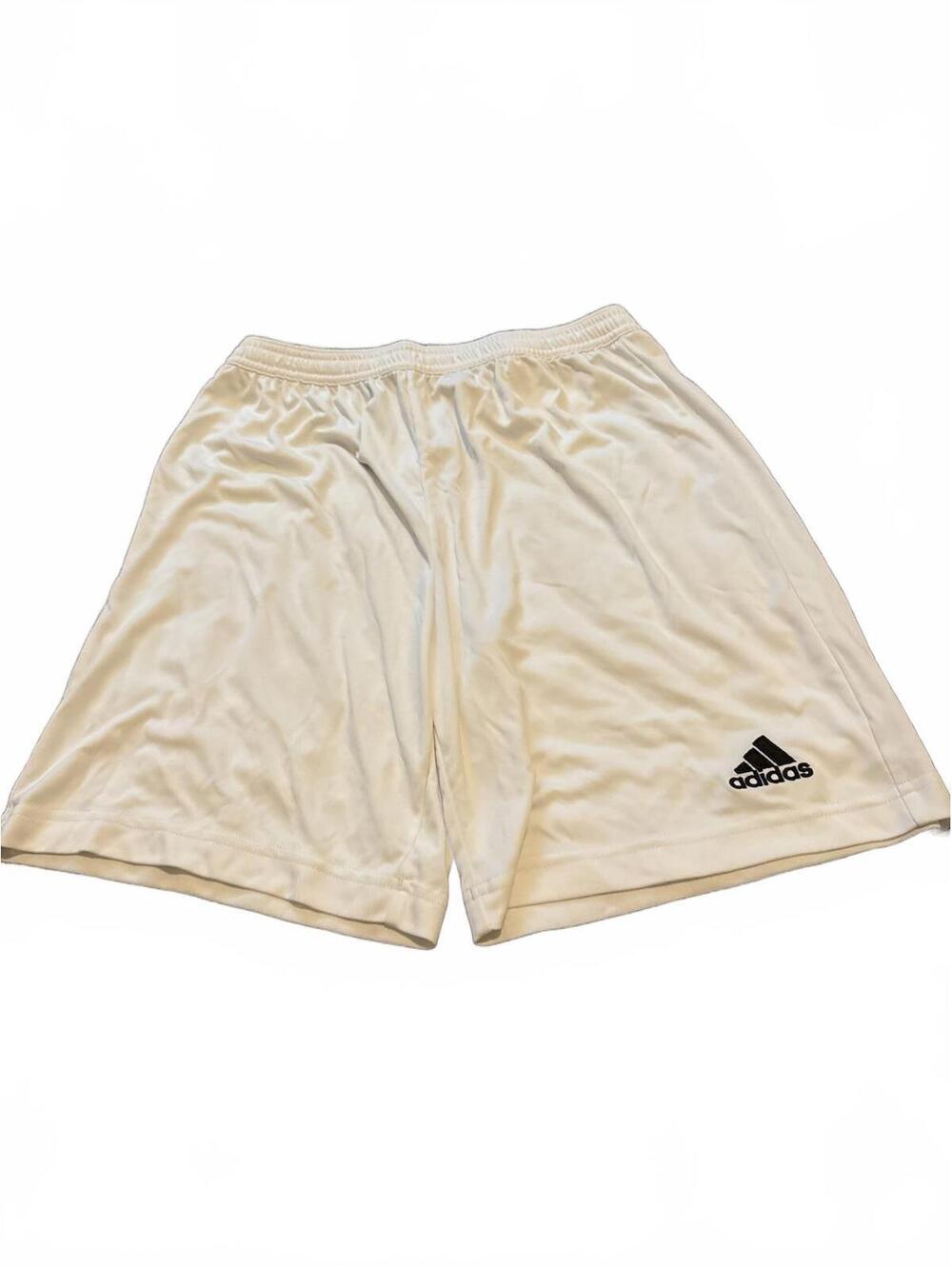 Adidas Kids White Athletic Shorts XL Lightweight Comfort